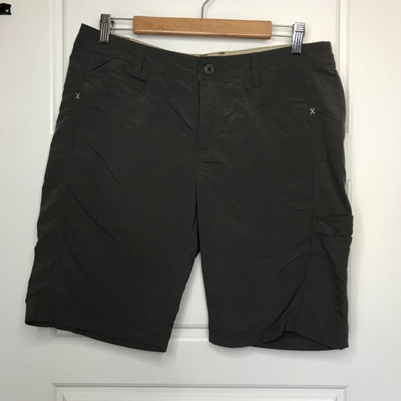 Patagonia Away‎ From Home Shorts Forge Grey Lightweight Hiking Womens Size 12 - Picture 2 of 11